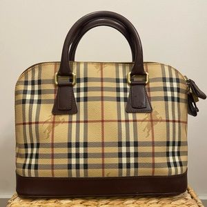 Authentic Burberry Top Handle Bag